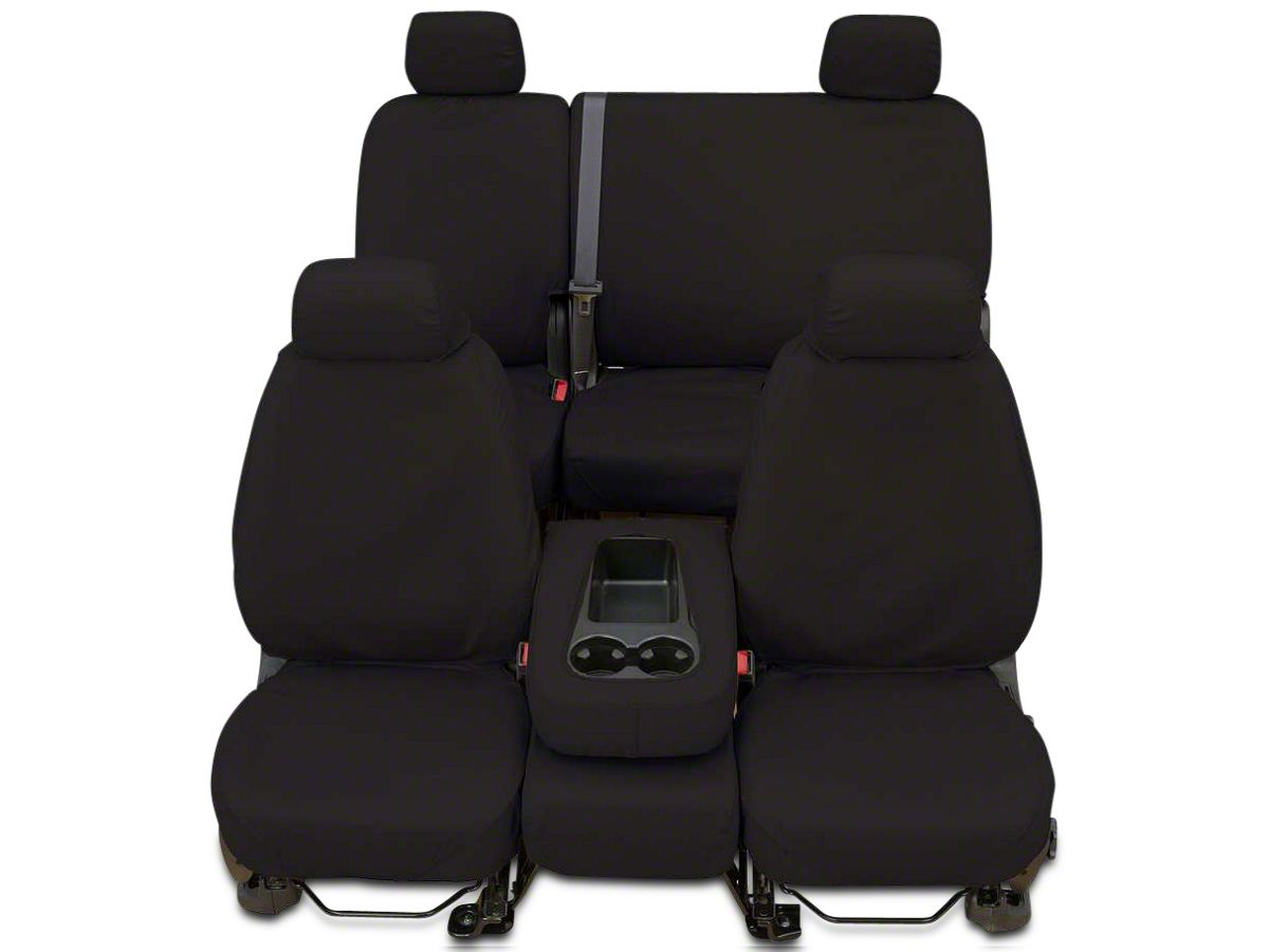 Covercraft 14-18 Chevrolet Silverado Polycotton SeatSaver Custom Second Row Seat Covers - Taupe