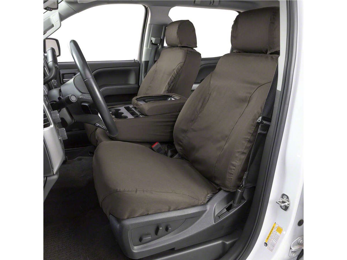 Covercraft 16-23 Toyota Tacoma Waterproof Polyester SeatSaver Custom Second Row Seat Covers - Taupe