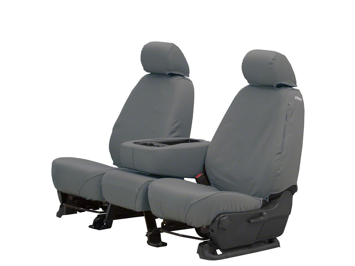 Covercraft 19-20 Ford F150 Polycotton SeatSaver Custom Front Row Seat Covers - Tan