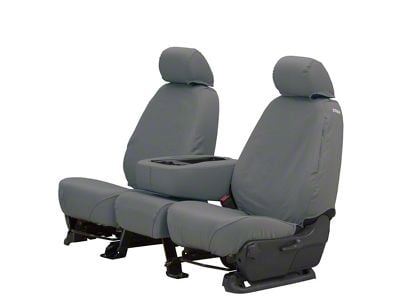 Covercraft 18-23 Jeep Wrangler Polycotton SeatSaver Custom Front Row Seat Covers - Grey