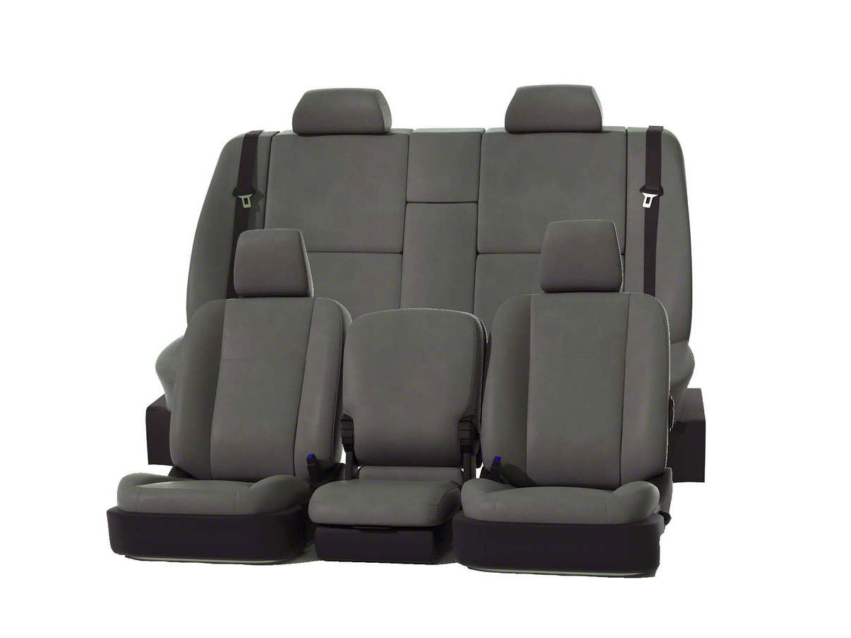 Covercraft 16-24 Nissan Titan Polycotton SeatSaver Custom Second Row Seat Covers - Grey
