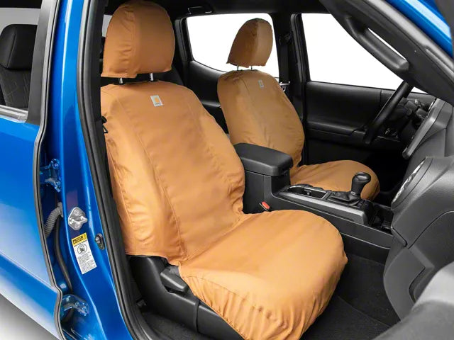 Covercraft 14-21 Jeep Grand Carhartt SeatSaver Custom Front Row Seat Covers - Brown