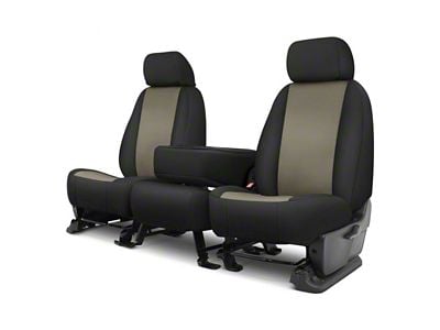 Covercraft 14-21 Toyota Tundra Endura PrecisionFit Custom Front Row Seat Covers - Charcoal/Black