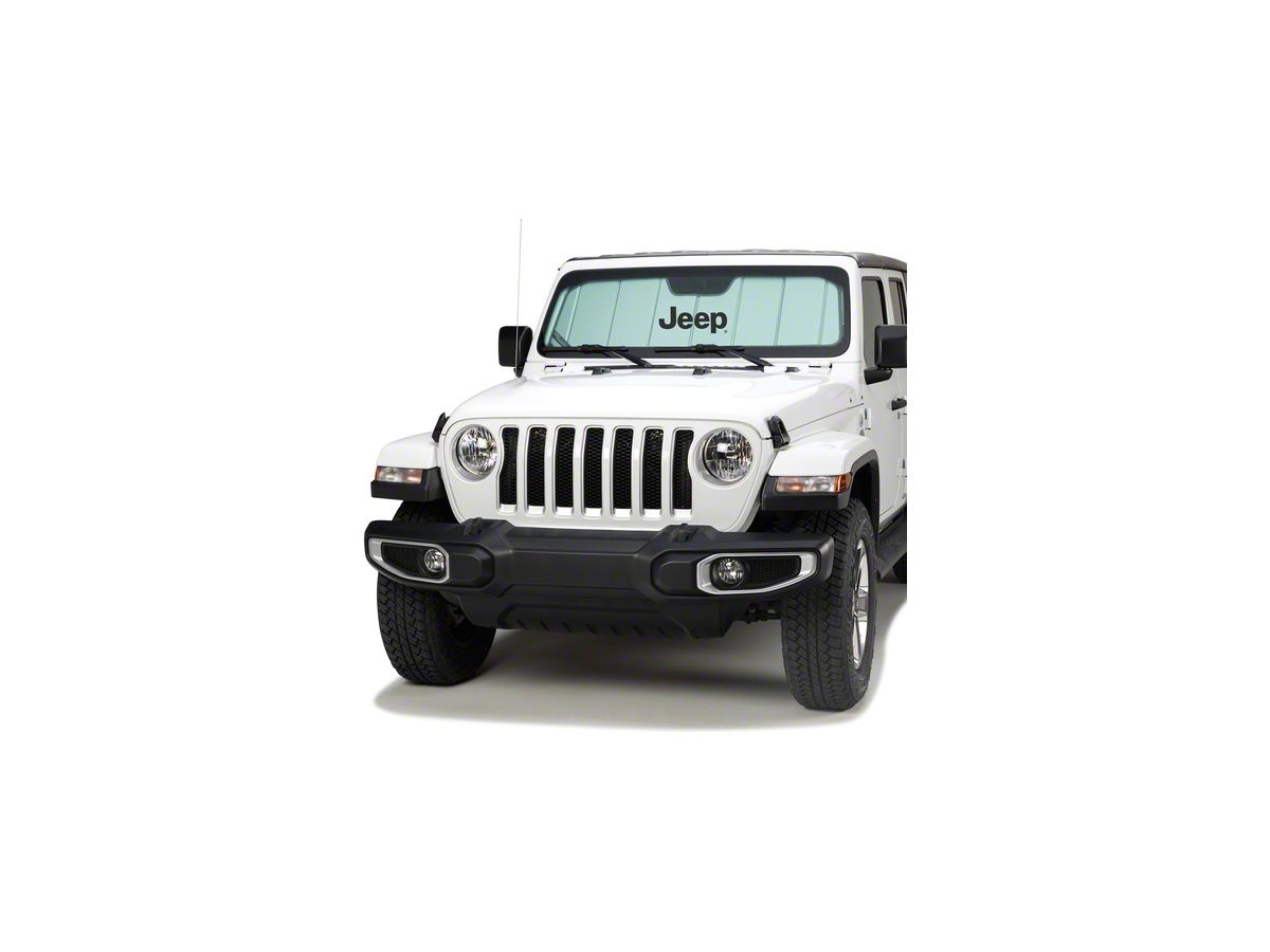 Covercraft 22-24 Jeep Grand Cherokee UVS100 Custom Sunscreen with Jeep Grill logo