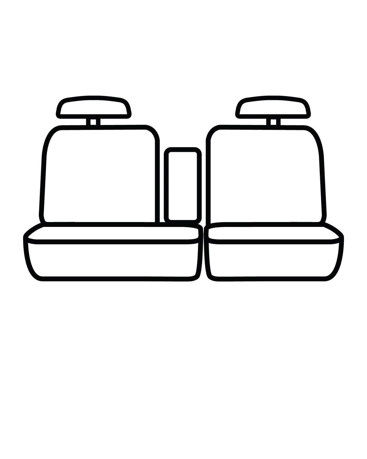 Covercraft 16-24 Nissan Titan Endura PrecisionFit Custom Second Row Seat Covers - Tan/Tan