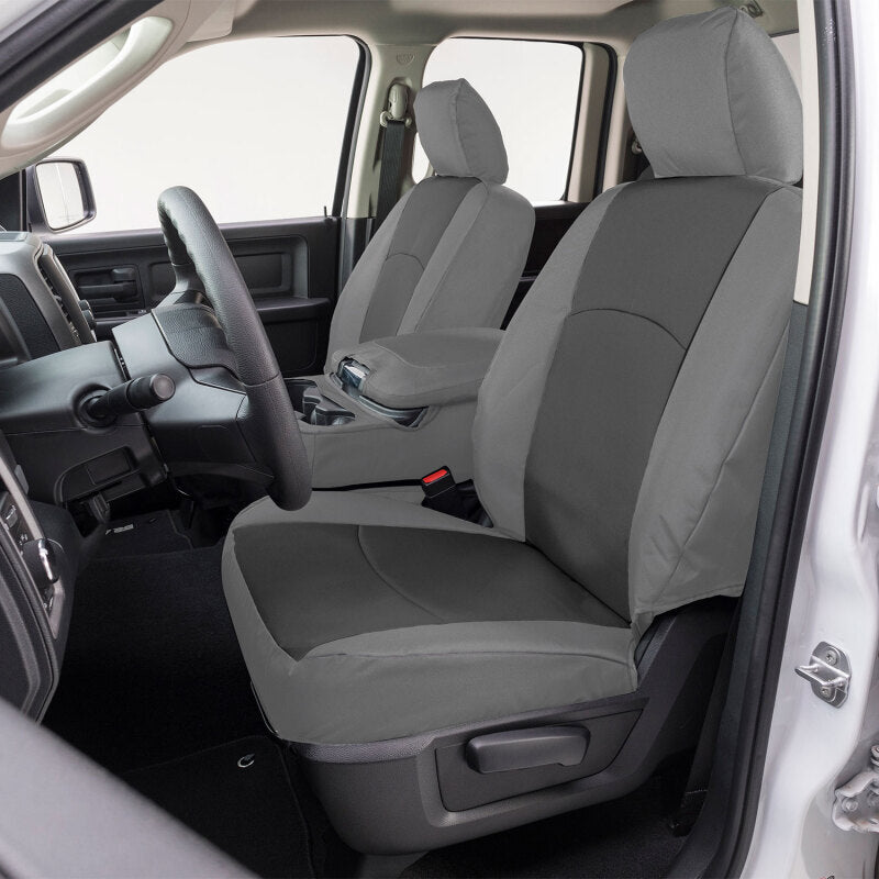 Covercraft 19-24 Toyota Rav4 Endura PrecisionFit Custom Front Row Seat Covers - Charcoal/Silver