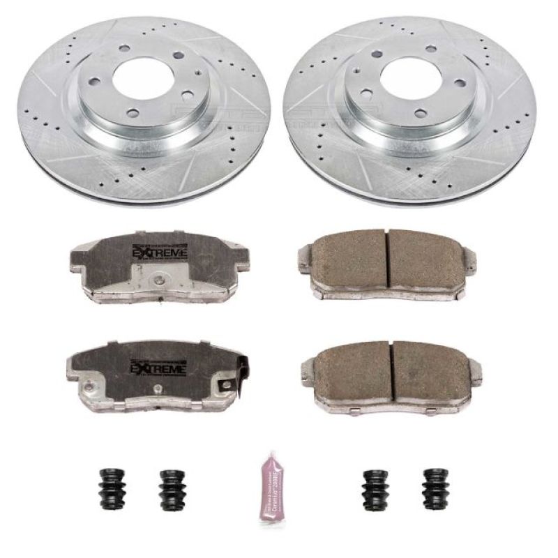 Power Stop 04-11 Mazda RX-8 Rear Z26 Street Warrior Brake Kit PowerStop