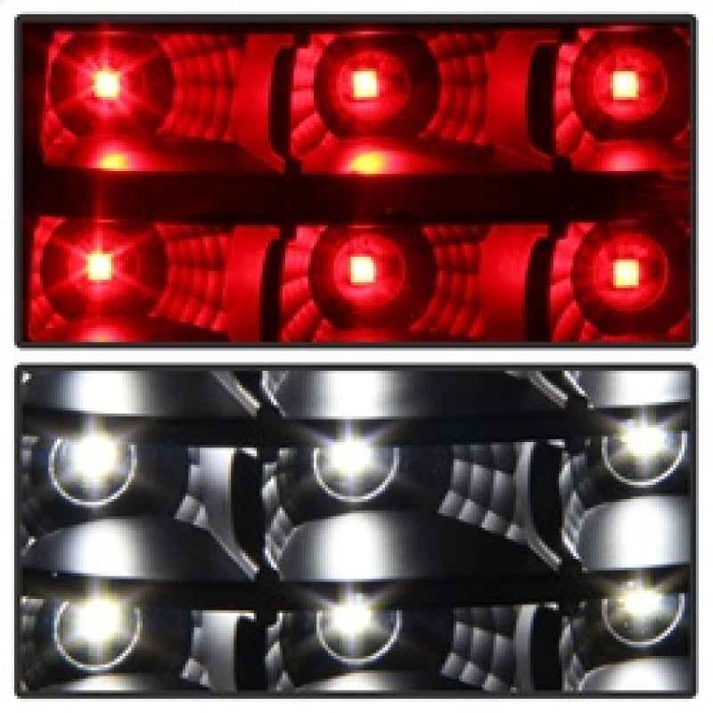xTune 03-06 Chevrolet Silverado 1500 LED Tail Lights - Black (ALT-JH-CSIL03-LED-BK) SPYDER