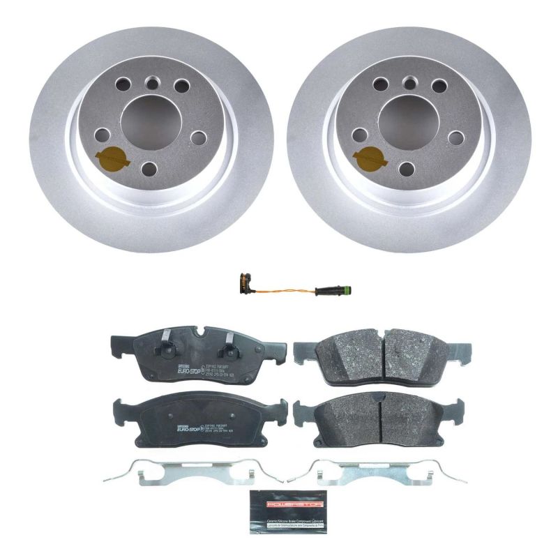 Power Stop 2018 Mercedes-Benz GLE350 Front Euro-Stop Brake Kit PowerStop