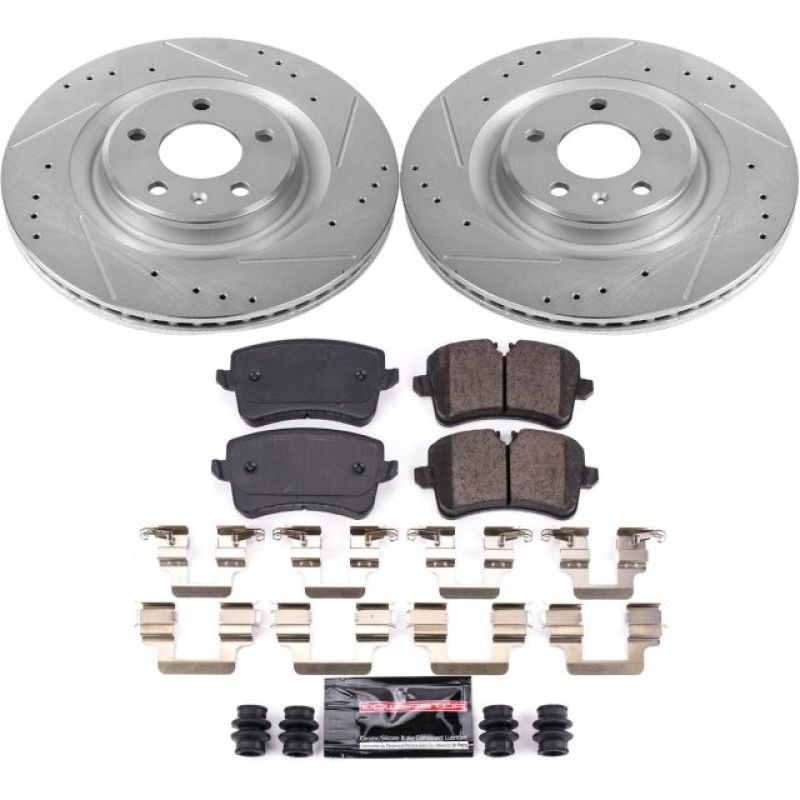 Power Stop 14-18 Audi A6 Rear Z23 Evolution Sport Brake Kit PowerStop