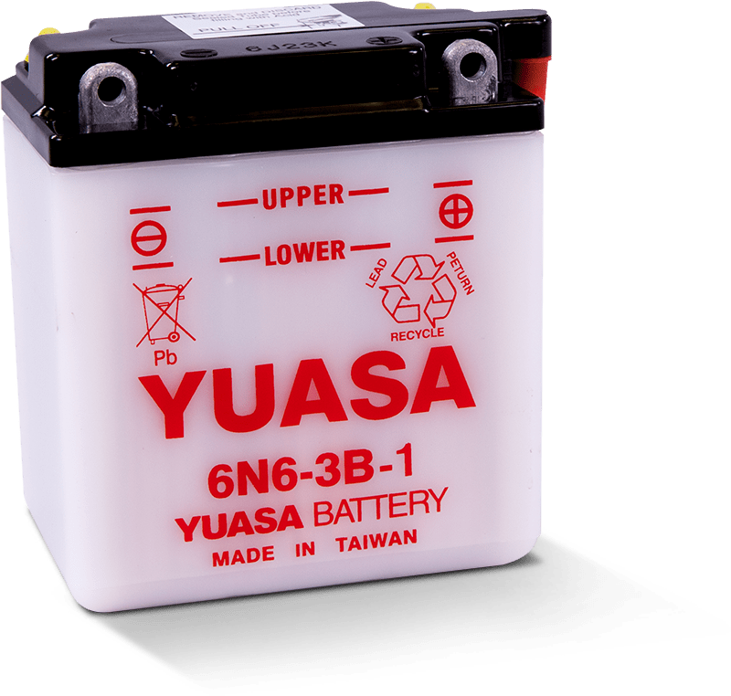 Yuasa 6N6-3B-1 Conventional 6 Volt Battery Yuasa Battery