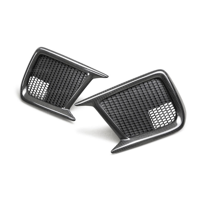 Seibon FLS18SBIMP Carbon Fiber Fog Light Surrounds for 2018–2021 Subaru WRX/STI