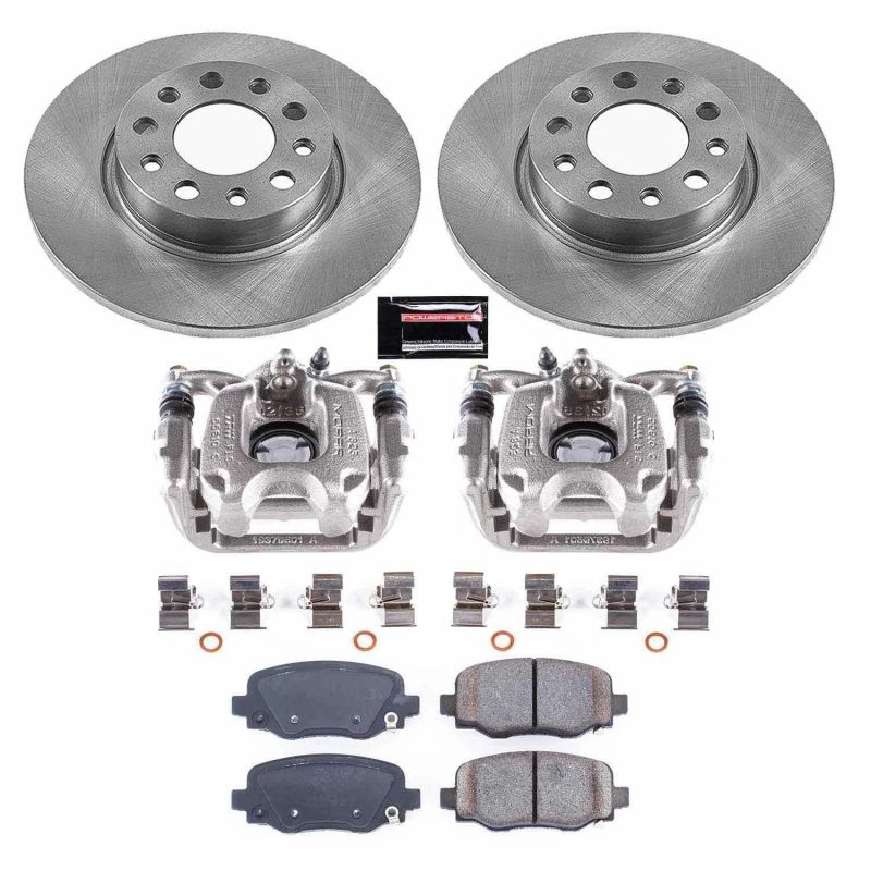 Power Stop 16-18 Fiat 500X Rear Autospecialty Brake Kit w/Calipers PowerStop