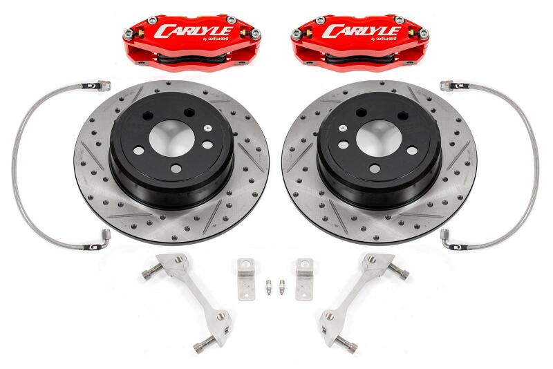 BMR 08-23 Dodge Challenger Brake Kit For 15in Conversion Red Calipers Non-Demon/Redeye BMR Suspension
