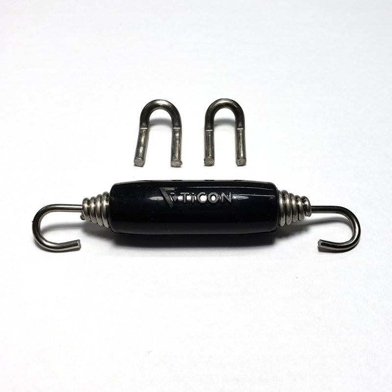 Stainless Bros Spring Tab Kit - Single SS304 (1 Spring 2 Hook and 1 Black Silicone Sleeve) Stainless Bros