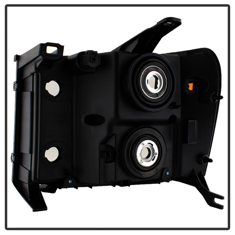 Xtune GMC Sierra 07-13 Crystal Headlights Chrome HD-JH-GSIE07-AM-C SPYDER