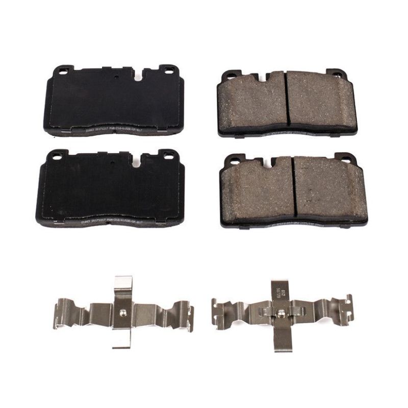 Power Stop 17-18 Audi A6 Front Z17 Evolution Ceramic Brake Pads w/Hardware PowerStop