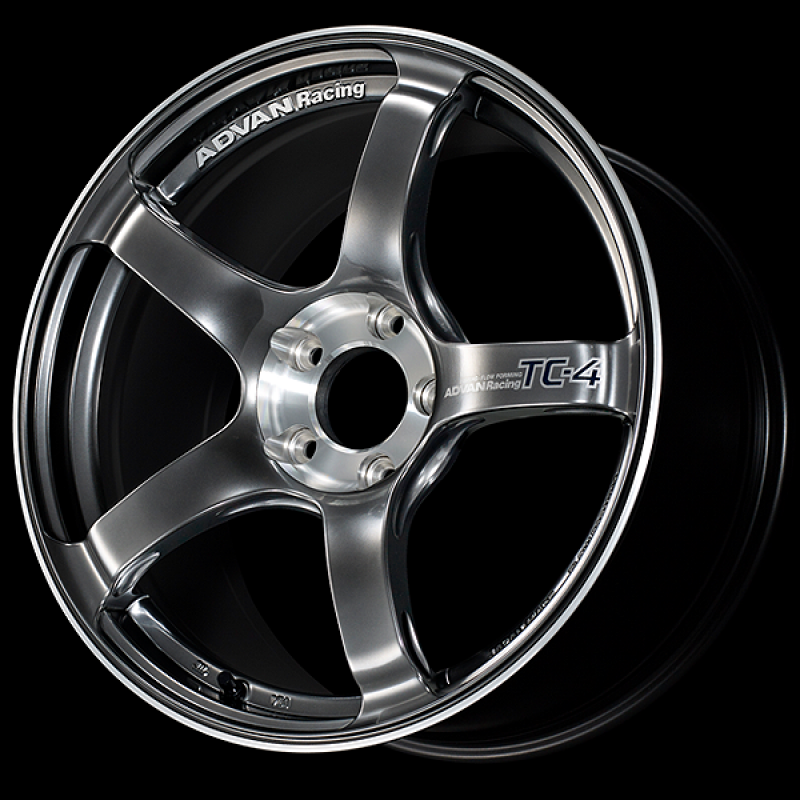 ADVAN Racing TC-4 SE 16x7 +31 4x100 Wheel - Hyper Black & Diamond Cut - YADS6E31AHBF