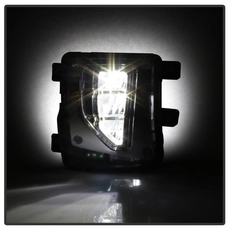 Spyder 16-18 Chevy Silverado 1500 OEM Style Full LED Fog Light w/Switch - Clear (FL-CSIL16-LED-C) SPYDER