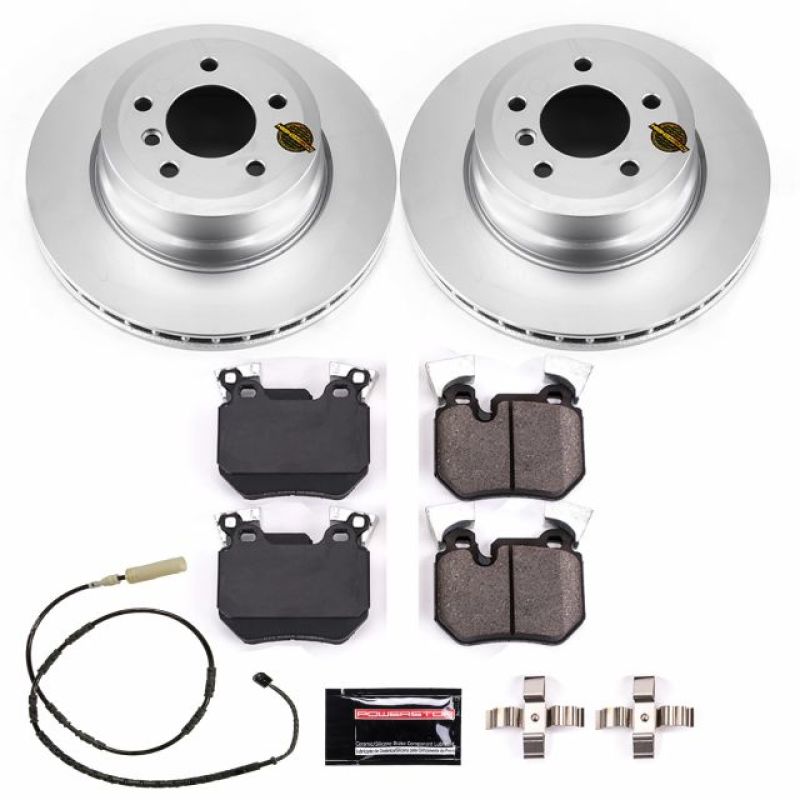 Power Stop 11-13 BMW 135i Rear Z23 Evolution Sport Coated Brake Kit PowerStop