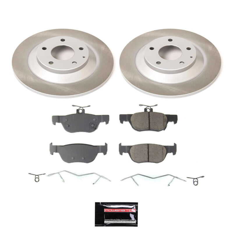 Power Stop 20-22 Mazda CX-30 Rear Semi-Coated Rotor Kit PowerStop
