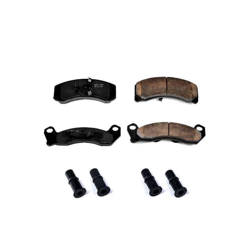 Power Stop 90-91 Ford Country Squire Front Z17 Evolution Ceramic Brake Pads w/Hardware PowerStop