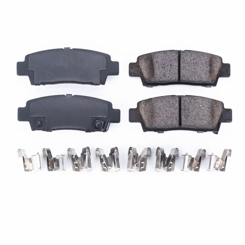 Power Stop 95-99 Toyota Avalon Rear Z17 Evolution Ceramic Brake Pads w/Hardware PowerStop
