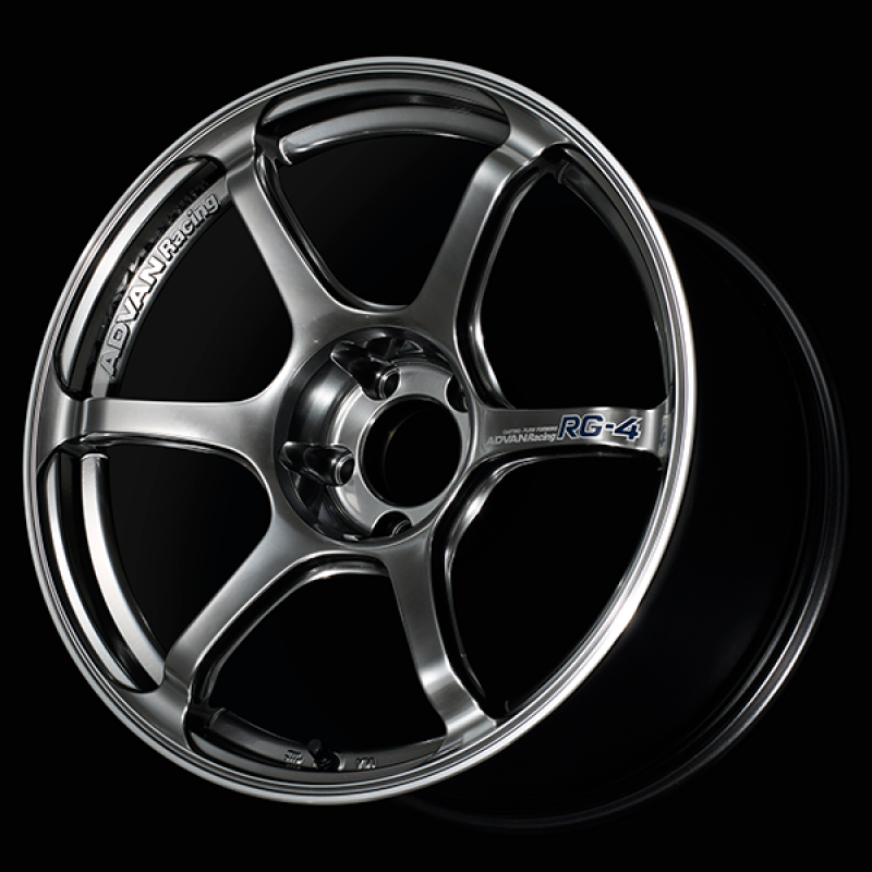 ADVAN Racing RG-4 17x7.5 +48 5x114.3 Wheel - Hyper Black & Ring - YA47F48EHBR
