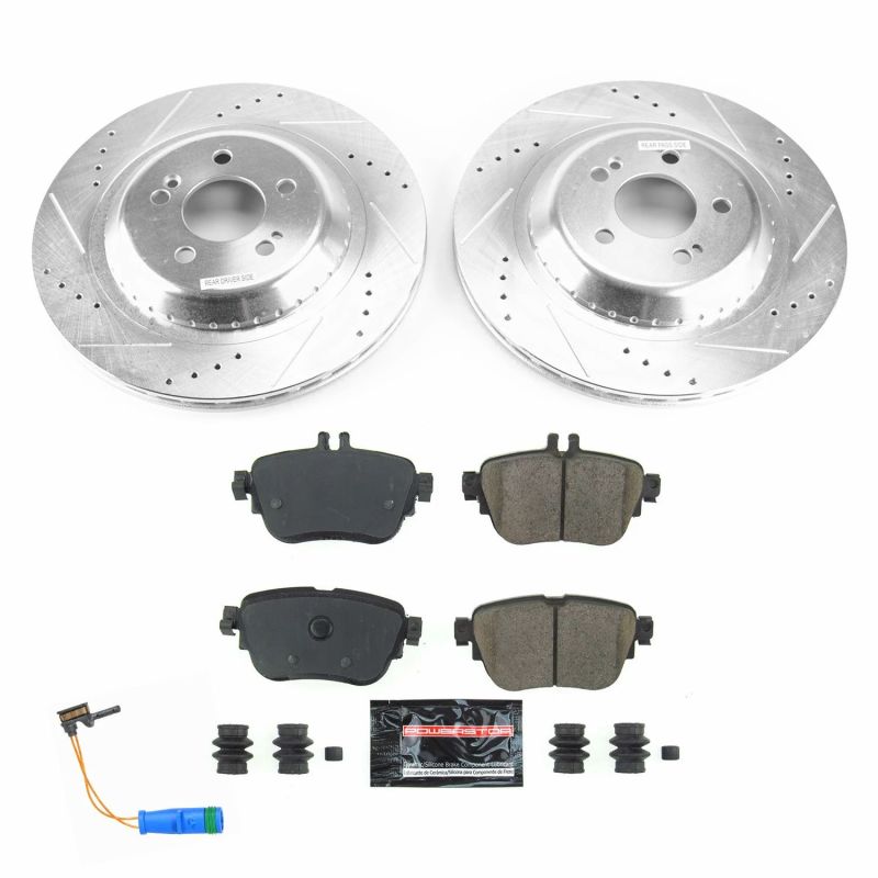 Power Stop 17-18 Mercedes-Benz E300 Rear Z23 Evolution Sport Brake Kit PowerStop