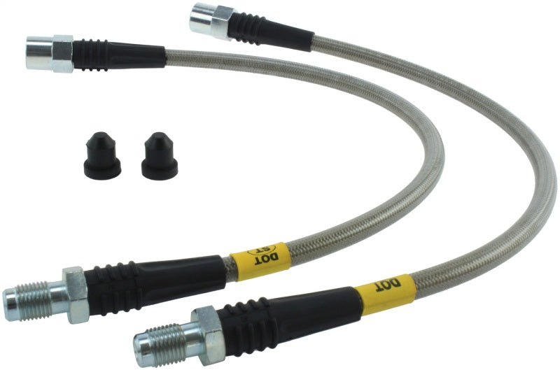 StopTech 05-08 Audi A6 Quattro Rear Stainless Steel Brake Line Kit Stoptech