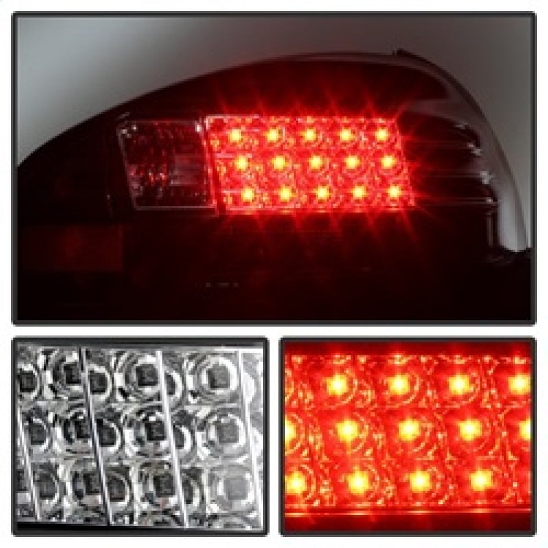 Spyder Pontiac Grand Prix 97-03 LED Tail Lights Black ALT-YD-PGP97-LED-BK SPYDER