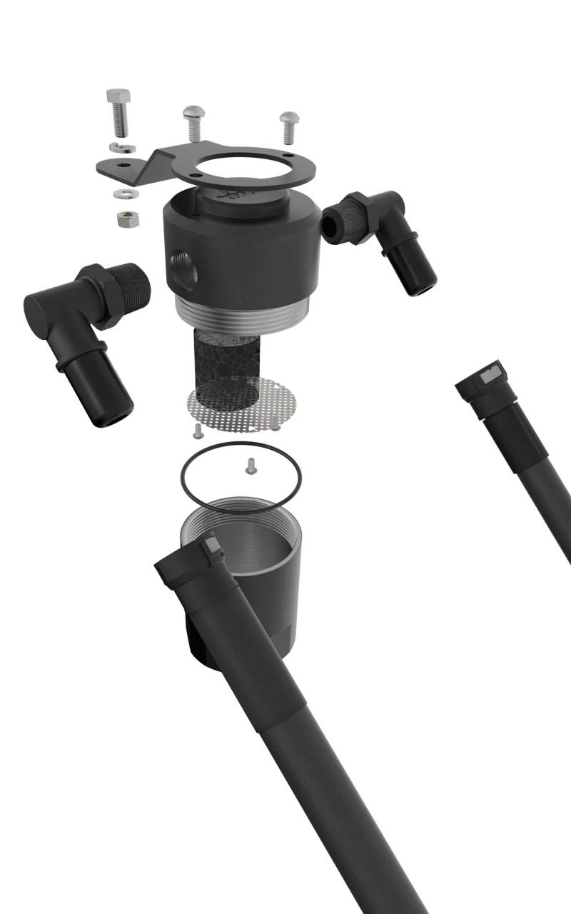 K&N 15-23 Ford Mustang 2.3L Ecoboost Oil Catch Can K&N Engineering