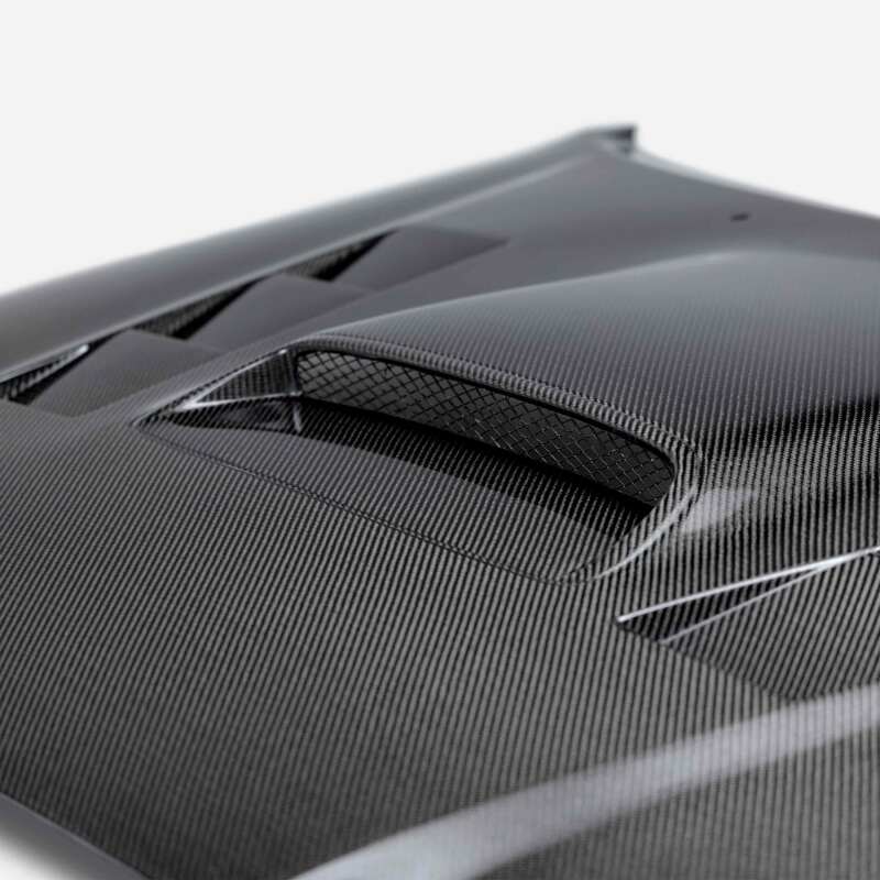 Seibon HD05TYTA-TS Carbon Fiber TS-Style Hood for 2005–2011 Toyota Tacoma