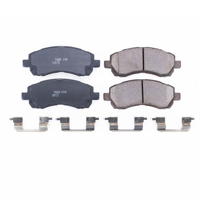 Power Stop 97-01 Subaru Impreza Front Z17 Evolution Ceramic Brake Pads w/Hardware PowerStop