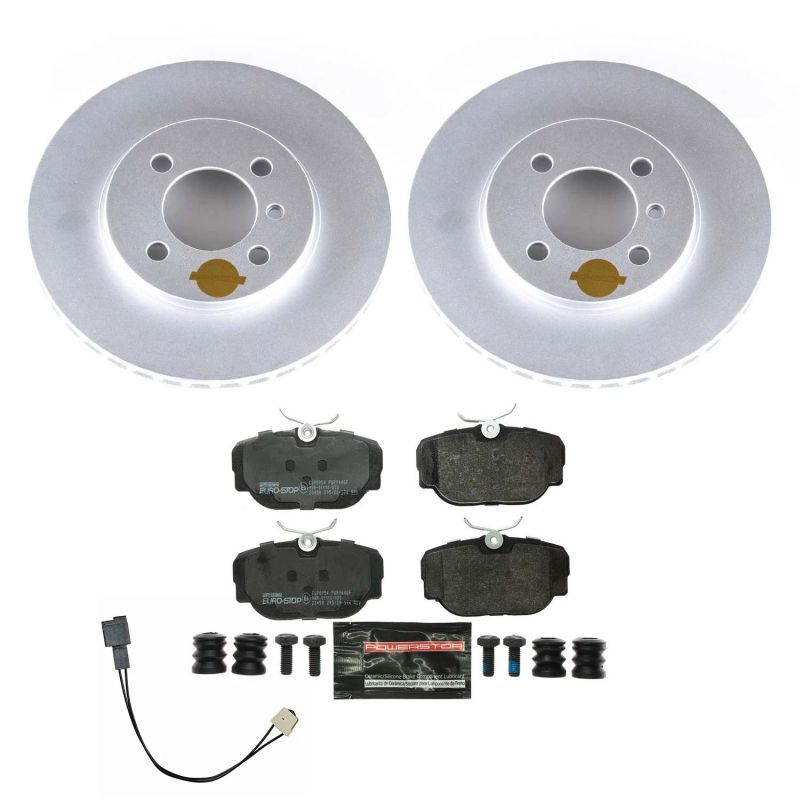 Power Stop 91-92 BMW 318i Front Euro-Stop Brake Kit PowerStop