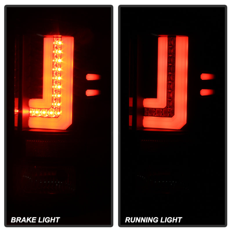 Spyder GMC Sierra 14-16 LED Tail Lights Black Smoke ALT-YD-GS14-LBLED-BSM SPYDER