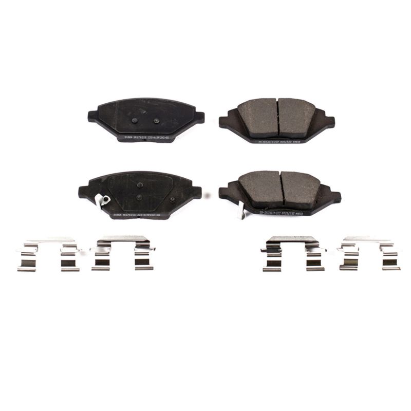 Power Stop 16-19 Chevrolet Spark Front Z17 Evolution Ceramic Brake Pads w/Hardware PowerStop