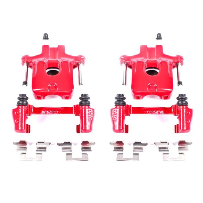 Power Stop 05-07 Toyota Avalon Rear Red Calipers w/Brackets - Pair PowerStop