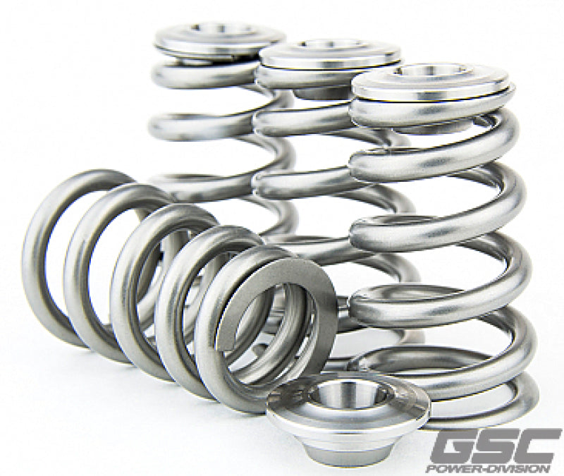 GSC P-D Nissan TB48 Ti Retainer Steel Spring Seat HP Conical Valve Spring Kit GSC Power Division