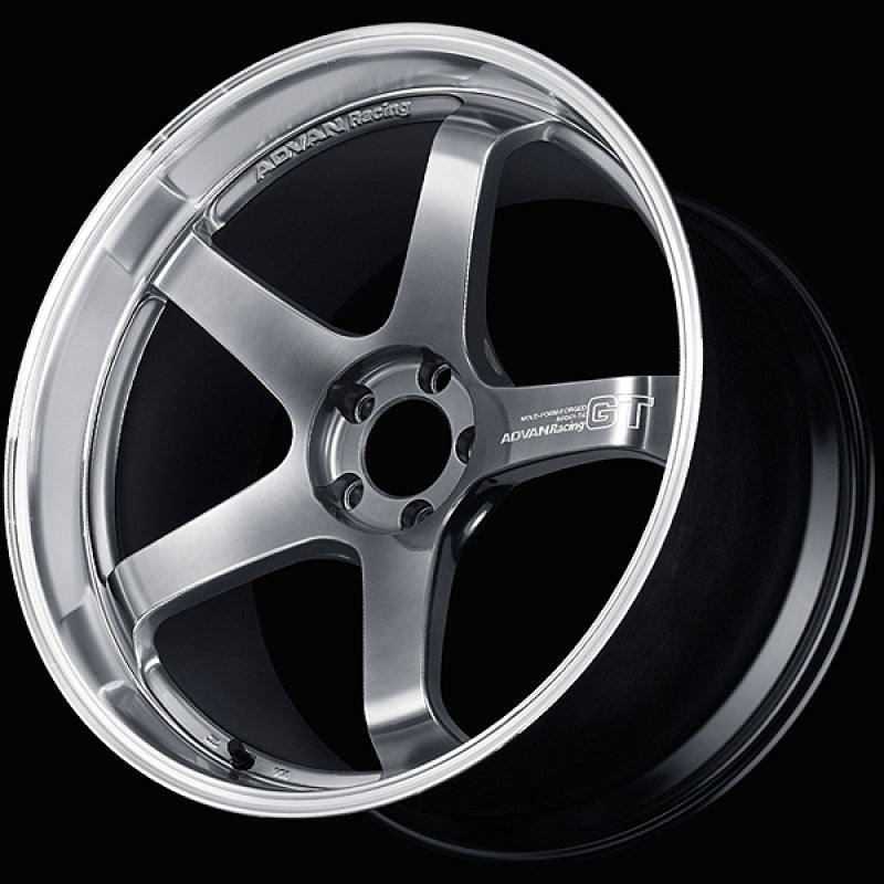 ADVAN Racing GT Premium 19x8.5 +47 5x120 Wheel - Hyper Platinum Black - YAQ9H47WPBP