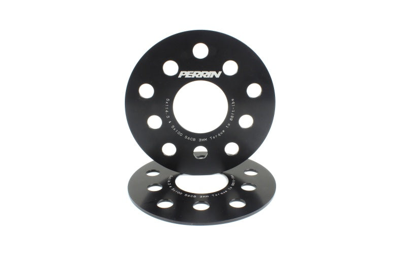 Perrin Subaru 5x114.3/5x100 3mm Slip-On Wheel Spacers - w/ 56mm Hubs (No Studs) Perrin Performance