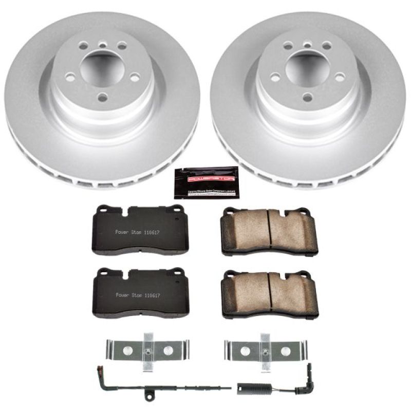 Power Stop 06-09 Land Rover Range Rover Front Z23 Evolution Sport Coated Brake Kit PowerStop