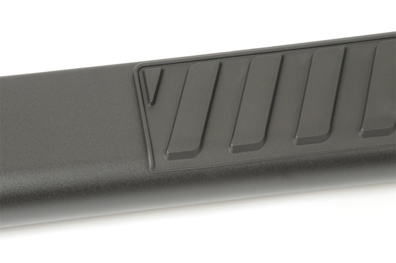 Deezee 99-23 Chevrolet/GMC/Dodge/Ford Full Size Truck Tubes - 6In Oval - Black Steel (RegCab)