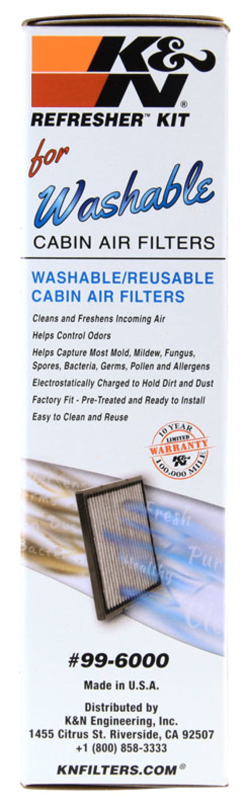 K&N Cabin Filter Cleaning Kit K&N Engineering