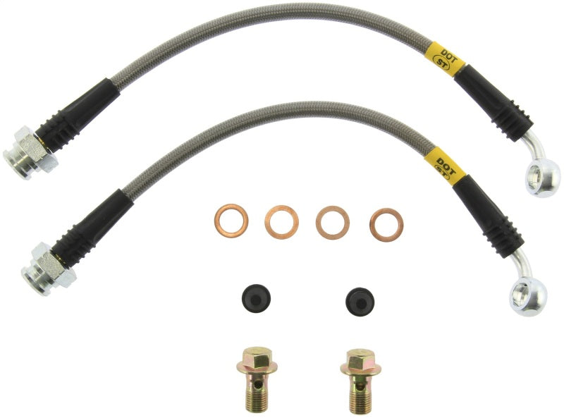 StopTech 90-96 Nissan 300ZX Stainless Steel BBK Rear Brake Lines Stoptech