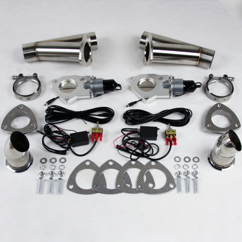 Granatelli 4.0in Stainless Steel Electronic Dual Exhaust Cutout Granatelli Motor Sports
