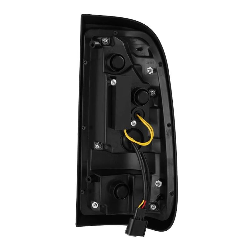 AlphaRex 658003 97-03 Ford F150 / 99-16 Ford F250/F350/F450/F550 LUXX-Series LED Tail Lights - Black/Red