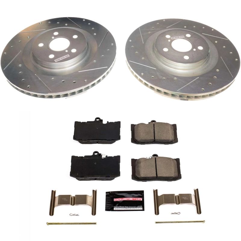 Power Stop 13-19 Lexus GS350 Front Z23 Evolution Sport Brake Kit PowerStop