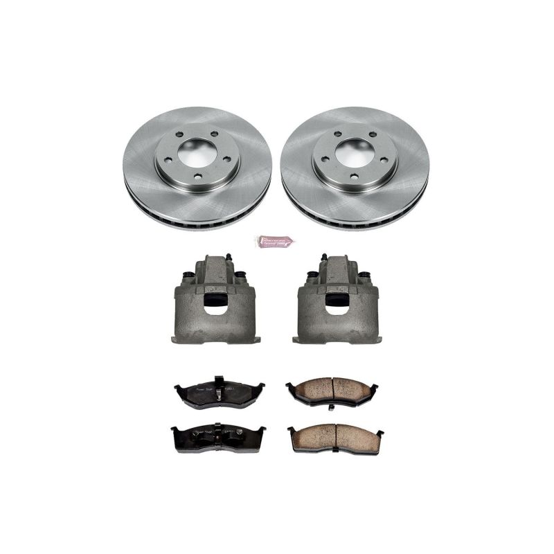 Power Stop 1996 Chrysler Town and Country Front Autospecialty Brake Kit w/Calipers PowerStop