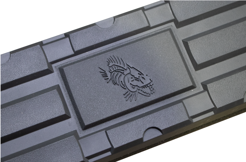 Fishbone Offroad 2019+ Dodge Ram 1500 Quad Cab Oval Side Steps - Black Textured Fishbone Offroad